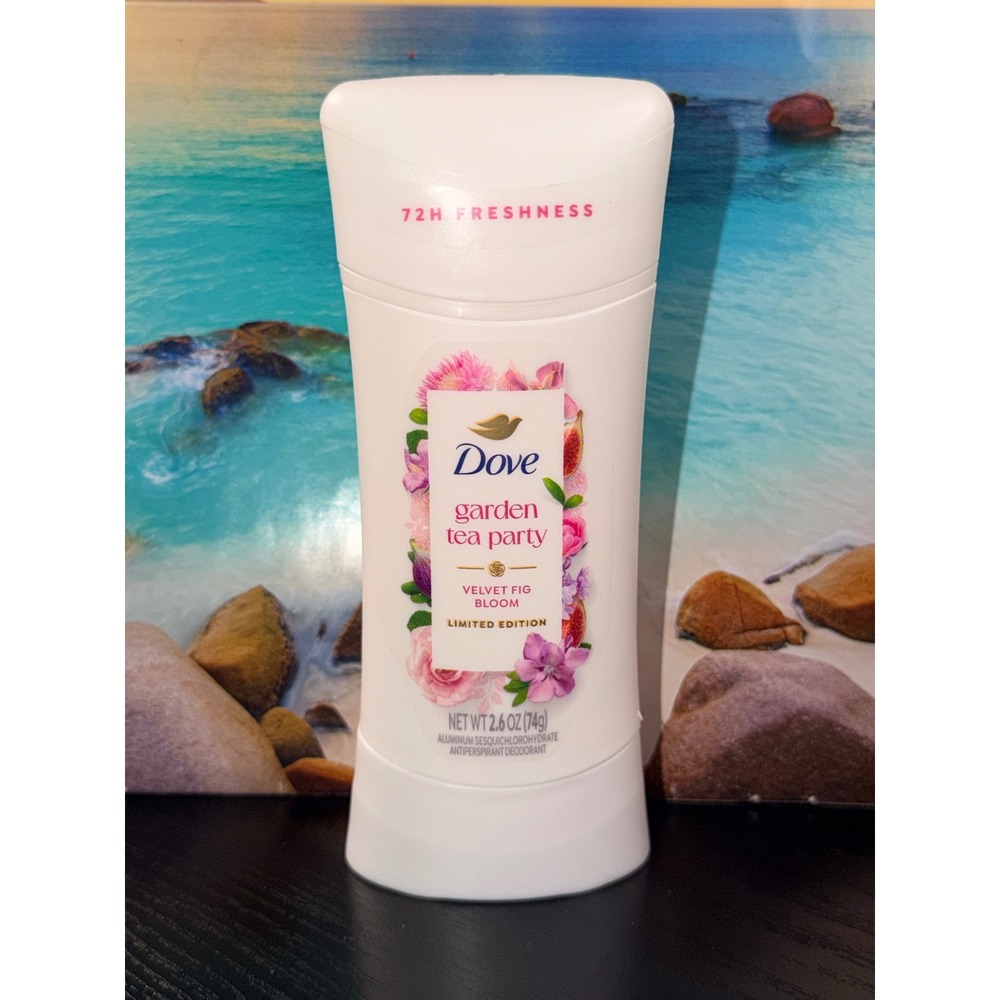 Dove Garden Tea Party Velvet Fig Bloom Antiperspirant Deodorant 2.6oz NEW 2027